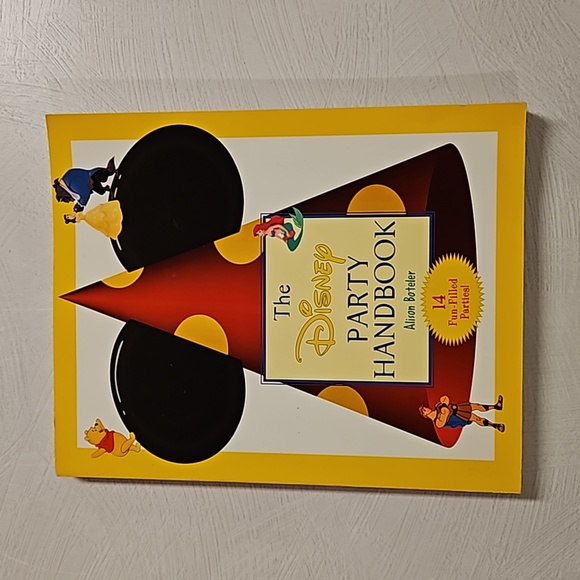 The Disney Party Handbook vintage foodie gift ready bundle with a tee 1998 - Picture 1 of 12